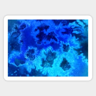 Abstract Blue Ocean Aerial Sticker